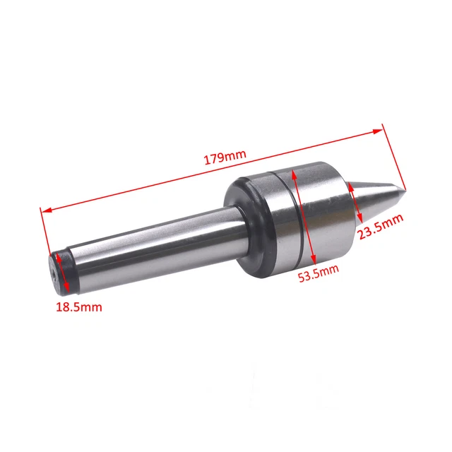 MT3 Lathe Live Center Morse Taper Bearing Nose Turning Precision 0.000197" New