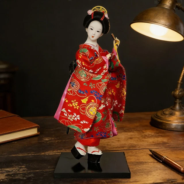 MagiDeal Poupée Japonaise Geisha Kimono Poupée Orientale Figurine de Collection Faite à la Main Poupée Geisha Asiatique Poupée Folklorique Kimono pour, Style f MagiDeal Poupée Japonaise Geisha Kimono Poupée Orientale Figurine de Collection Faite à la Main Poupée Geisha Asiatique Poupée Folklorique Kimono pour, Style f