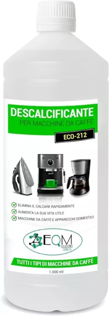 Decalcificante per Macchine da Caffè| 100% origine naturale | Compatibile 1L