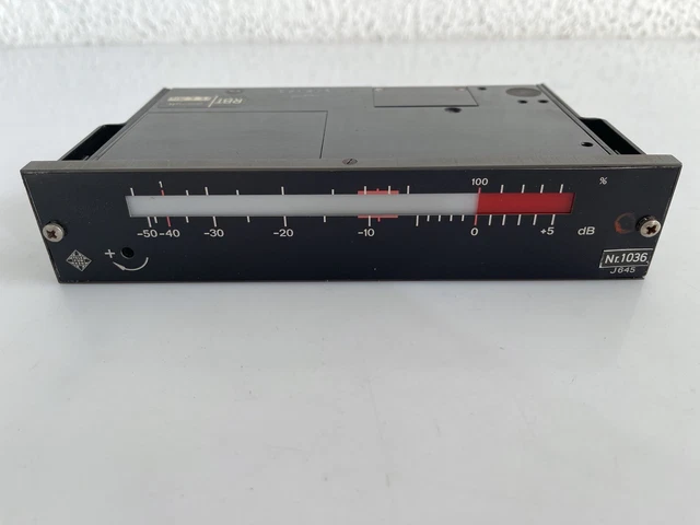 1x Telefunken J645 Light Mètre / Aussteuerungsmesser „ Not Testé “