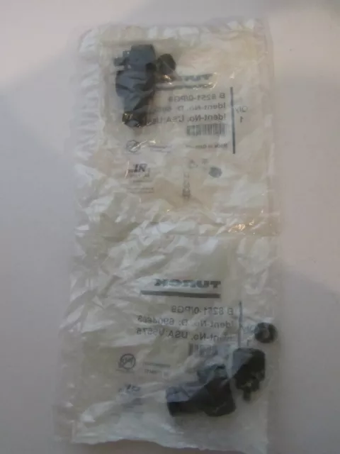 2 X Turck B8251-0/Pg9  U6575  Connectors Unused Sealed 2