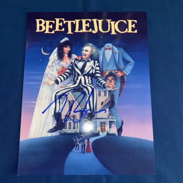 Tim Burton Signed 8.5x11 autographed W/COA Wednesday Beetlejuice Edward