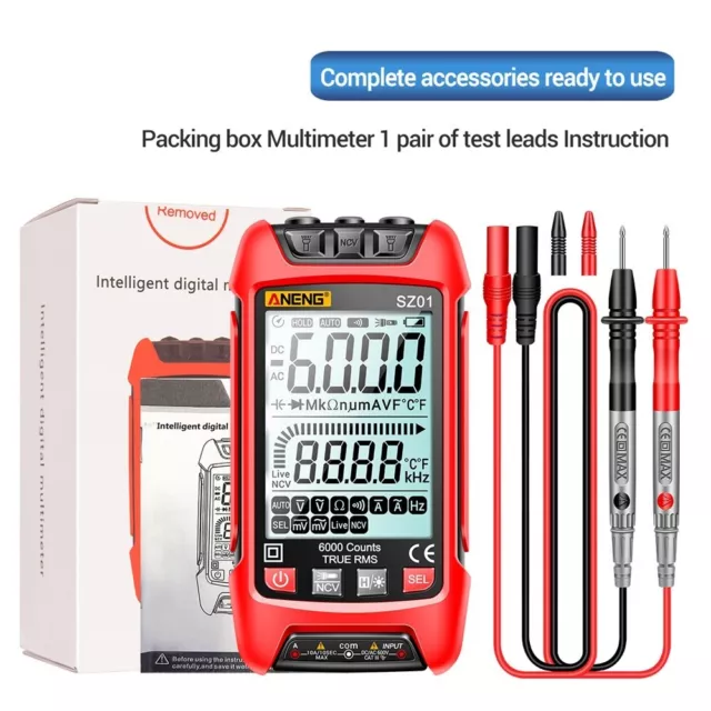 Heißer Verkauf Ein Multimeter Nützlich Orange/Rot Tragbar 127x67x29.2mm