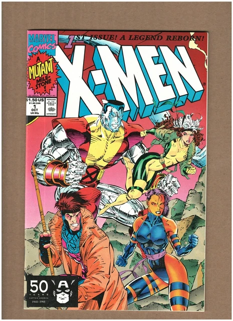 X-Men #1 Marvel Comics 1991 Gambit & Rogue Cover Jim Lee art NM- 9.2