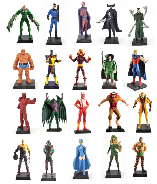 Lot De 20 Figurines Marvel En Plomb Eaglemoss Classic Collection