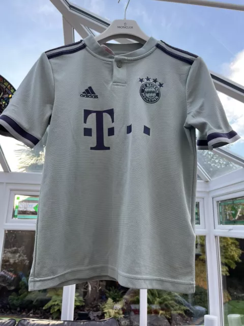 Kids Bayern Munich Fc Football Shirt 11-12 Yrs Authentic Adidas Harry Kane Mane