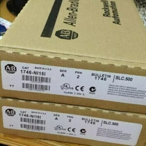 New Factory Sealed AB 1746-NI16I SER A SLC 500 16 Point Analog Input Module