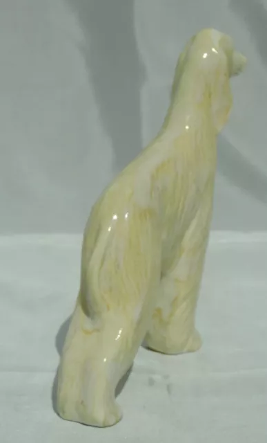 Anita Harris alabaster Afghan Hound - signed in gold to base - 15.5cm tall 3