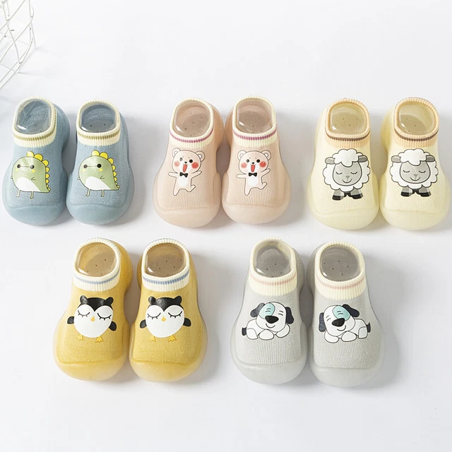 Pantofole antiscivolo invernali calde bambini bambina bambini bambini bambini piccoli calzini scarpe di cotone