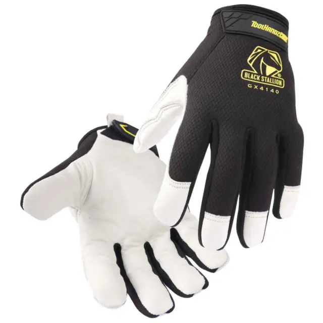 Black Stallion GX4140 Toolhandz Core Cow Grain Mechanic's Gloves XL