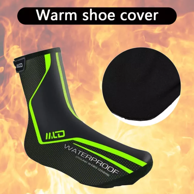 Waterproof Cycling Shoe Cover Overshoes Bike Bicycle Foot Boots Winter Warmer