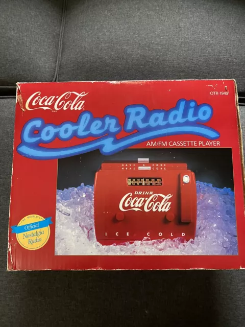 New Coca Cola Cooler Radio Am Fm Radio And Cassette Player 50 00 Picclick