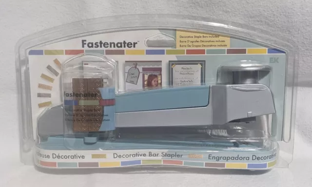 Kit de grapadora de barra decorativa EK Success FASTENATER - nuevo, ver fotos