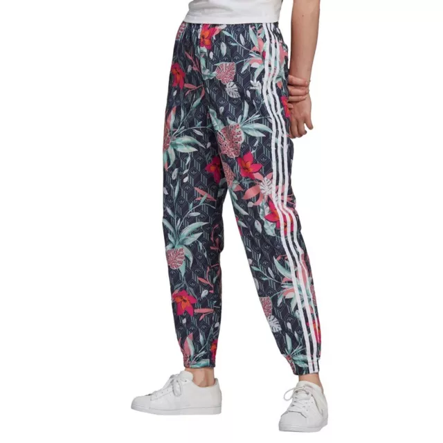 Adidas X Her Studio London pantaloni da pista fiori tropicali pantaloni sportivi