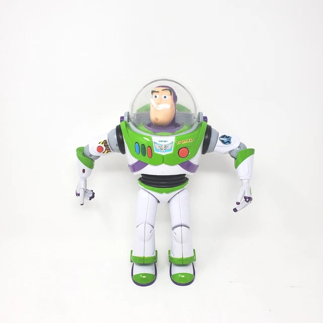 BUZZ LIGHTYEAR DISNEY Pixar 12" Thinkway Toy Story Lights Sound Works