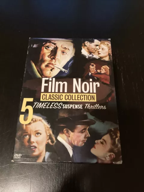 FILM NOIR Classic Collection 5 Timeless Suspense Thrillers - DVD Box Set