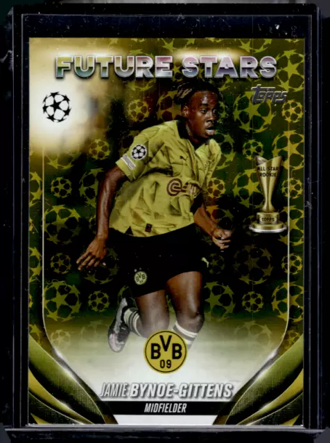 Topps Flagship 2023-2024 Jamie Bynoe Gittens Borussia Dortmund Gold Starball