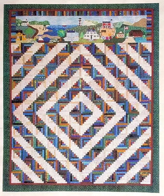 Log Cabin Village Block of the Month Kit -Quakertown Quilts - V McGowan & K Hock