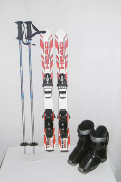 Head " Supershape " Ski Junior Allround Carver 87 Cm + Skischuhe Gr.: 31 Im Set,