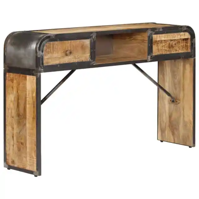 Solid Mango Wood Sideboard Storage Side Cabinet Entrywall Hall Table vidaXL