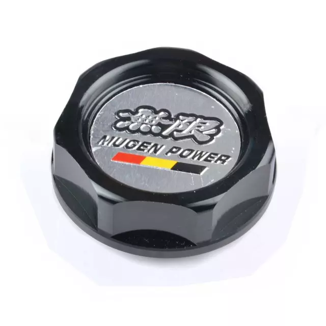 Black Mugen Car Engine Oil Fuel Filter Tank Cap Cover Plug Honda Universal 3