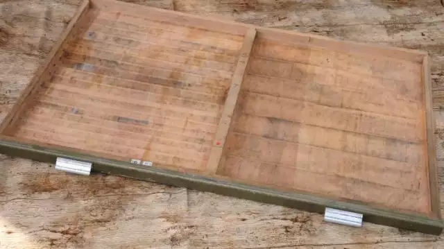 große alte Schublade original Druckerei Holz vintage shabby industriedesign loft