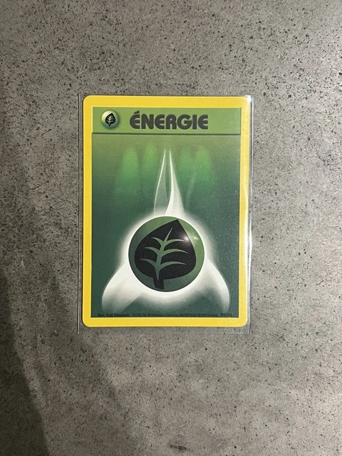 thumbnail image 2 of Pokemon Water Energy Card 102/102 - Wizards Base Set 1st Edition (French), Used 2 of 12