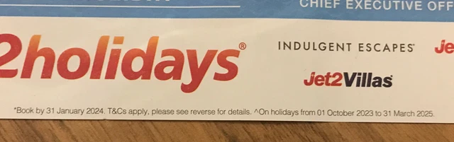 RAIN CHEQUE £60 OFF ANY JET2 HOLIDAYS BOOKED BY 31st January 2024* 2