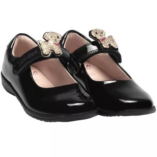 LELLI KELLY LK8217 DB01 Poppy 2 Black Patent School Shoes F Fit