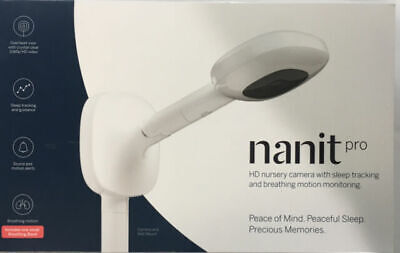 Cámara para bebé Nanit Pro N311US HD con seguimiento del sueño y monitoreo de la respiración NUEVA