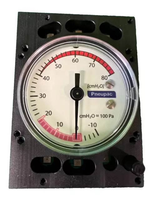 Low Pressure Gauge -10 To + 80 CM/H2O Pneupac