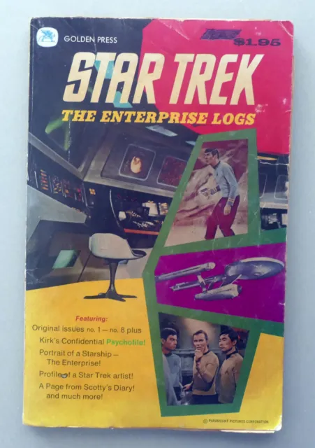 STAR TREK COMIC The Enterprise Logs Old Vintage 1976 Original Issues No 1 to 8