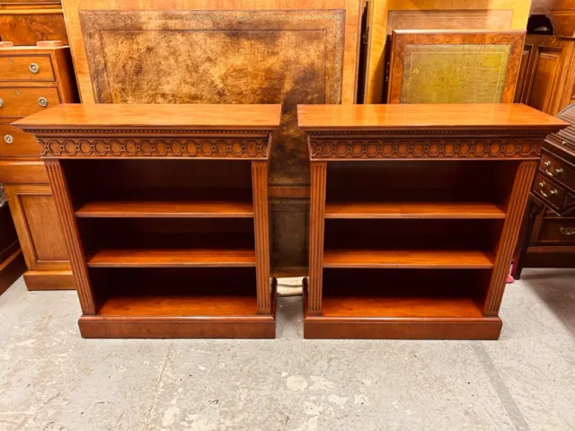 Arthur Brett Mahogany Bookcase Model 2284 One Of Pair Antique Style