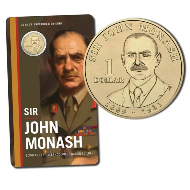 2018 $1 Uncirculated Coin: "Sir John Monash."