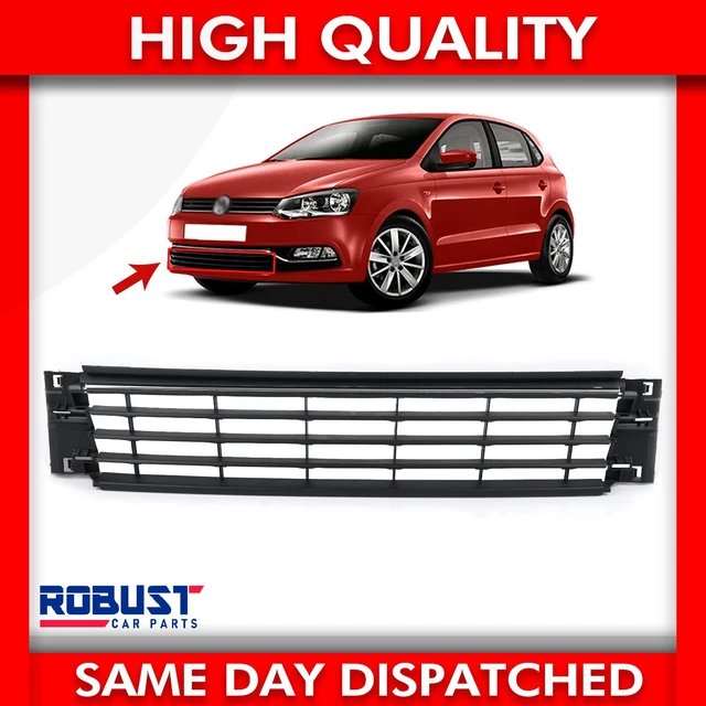 FRONT LOWER CENTRE Middle Bumper Grille Trim For Vw Polo 6C0853677