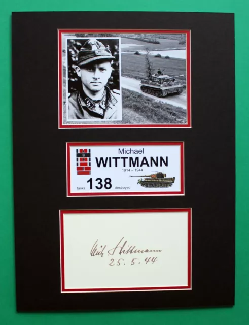 MICHAEL WITTMANN masterly display WW2 Top Tank Ace