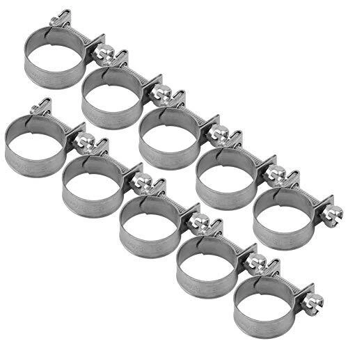 Collier de serrage 10PCS collier de serrage de tuyau de carburant en acier in...