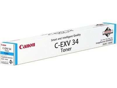 TONER ORIGINALE CANON C-EXV34 CIANO x IR-C2020/2025/C2030/C2220