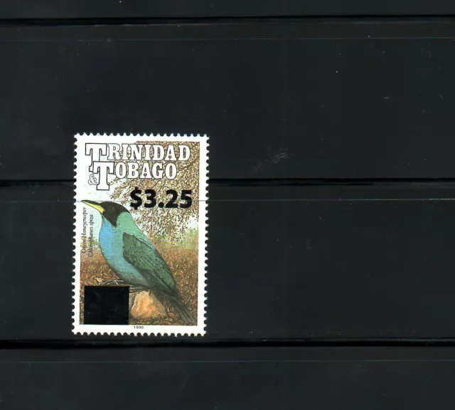 TRINIDAD and TOBAGO, 2018, BIRD , OVERPRINT, 1v. $3.25,MNH,