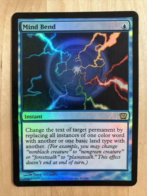 Mind Bend FOIL - 9th Edition *EXTREMELY RARE*- Magic the Gathering MtG NMLP