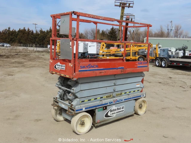 2012 Skyjack SJ3226 26' Electric Scissor Lift Man Aerial Platform bidadoo