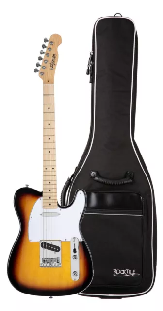 Shaman Element Series TCX-100VS Set E-Gitarre TL Single Coil Gigbag Sunburst
