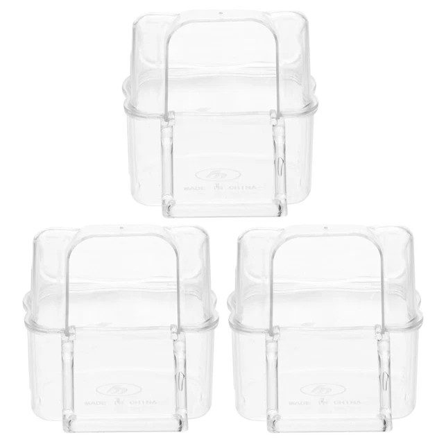 3 Pcs Oiseau Tasses pour Cages Oiseau Station D'alimentation