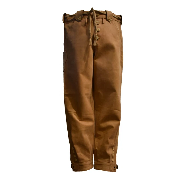 Trachtenlederhose, hellbraun Lederhose Herren Oktoberfest