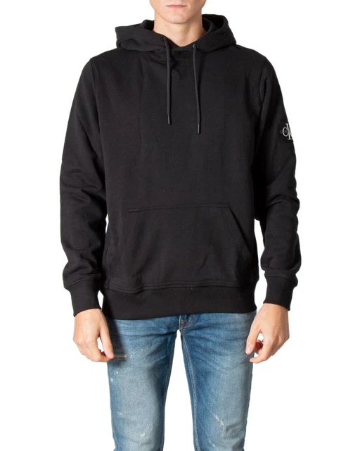 felpa uomo CALVIN KLEIN JEANS nero cotone GR60005