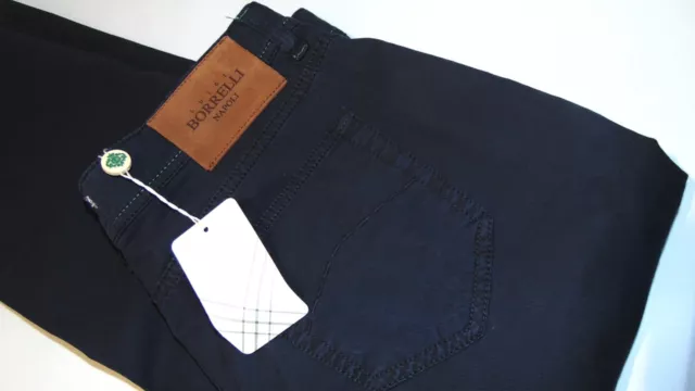 Borrelli Jeans Napoli  Sartoria Nuovo  33-47 86 Cm Girov. Foderina Logo B-002