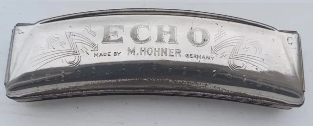 harmonica M.Hohner Echo fabriqué en Allemagne vers les années 1940