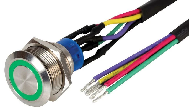 5 Pz Luce Punto LED 12 V Auto Barca Rocker Rotondo ON-OFF - Foto 12