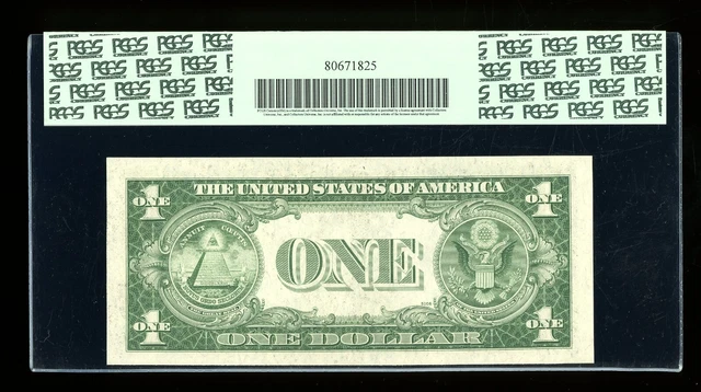 DBR 1935-D $1 Silver Fr. 1613N Narrow Gem NF Block PCGS 65 PPQ Serial N90160567F 2