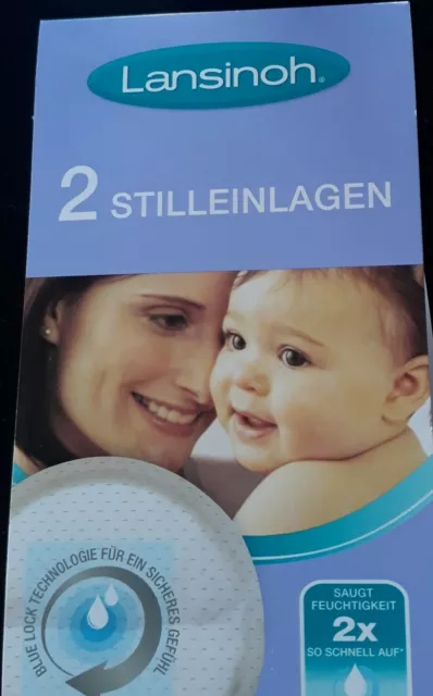 💕 2 x Einweg- Stilleinlagen Pads Stillpad Stillzubehör von Lansinoh Neu 💕